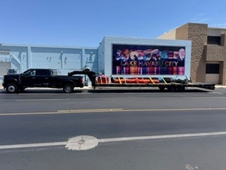Mobile billboard truck